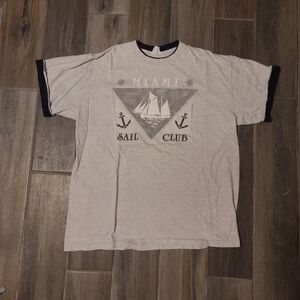 Vintage 90s Miami Sail Club T Shirt